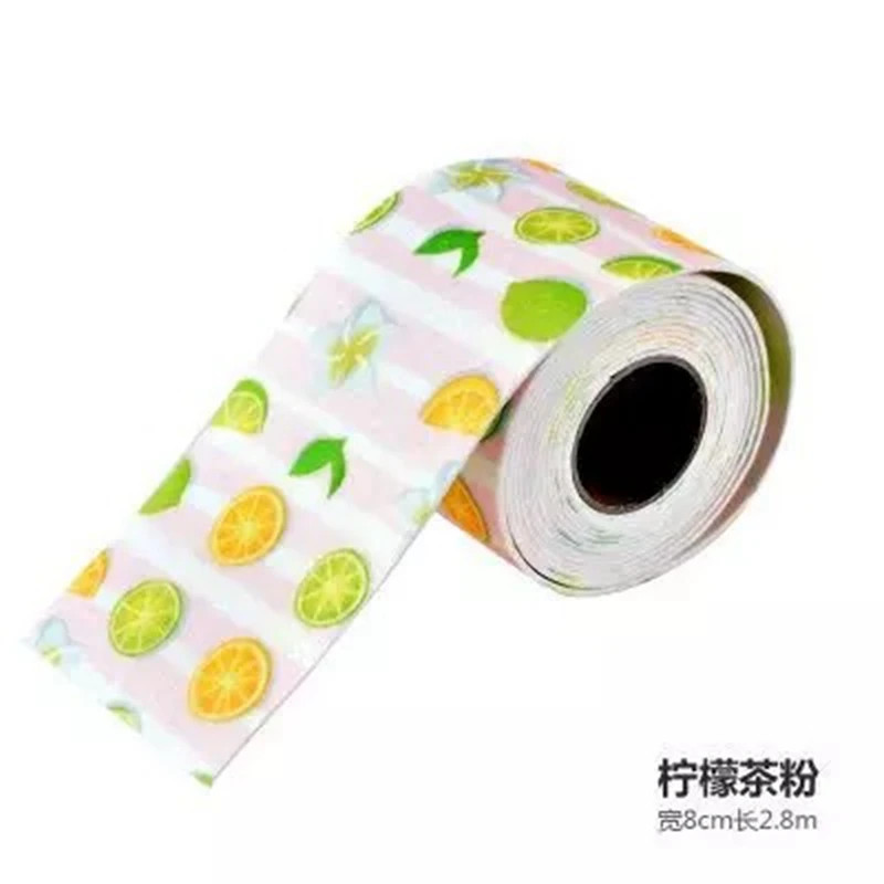 1Pc Bathroom Waterproof Wall Stickers Sealing Tapes PVC Adhesive Sealing Strips