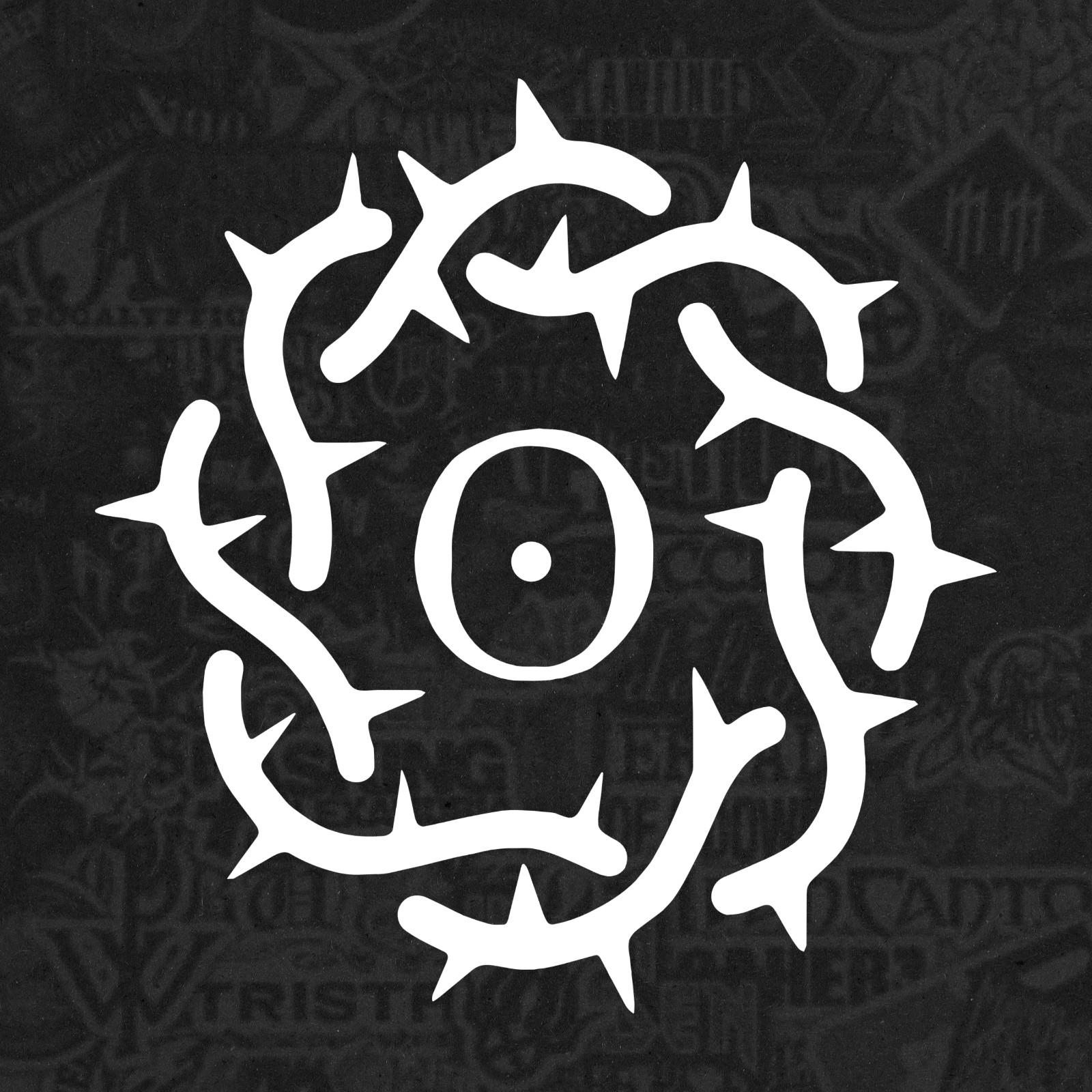 Bad Omens Band Thorns Symbol Logo Die Cut Vinyl Decal Sticker Car Window Laptop