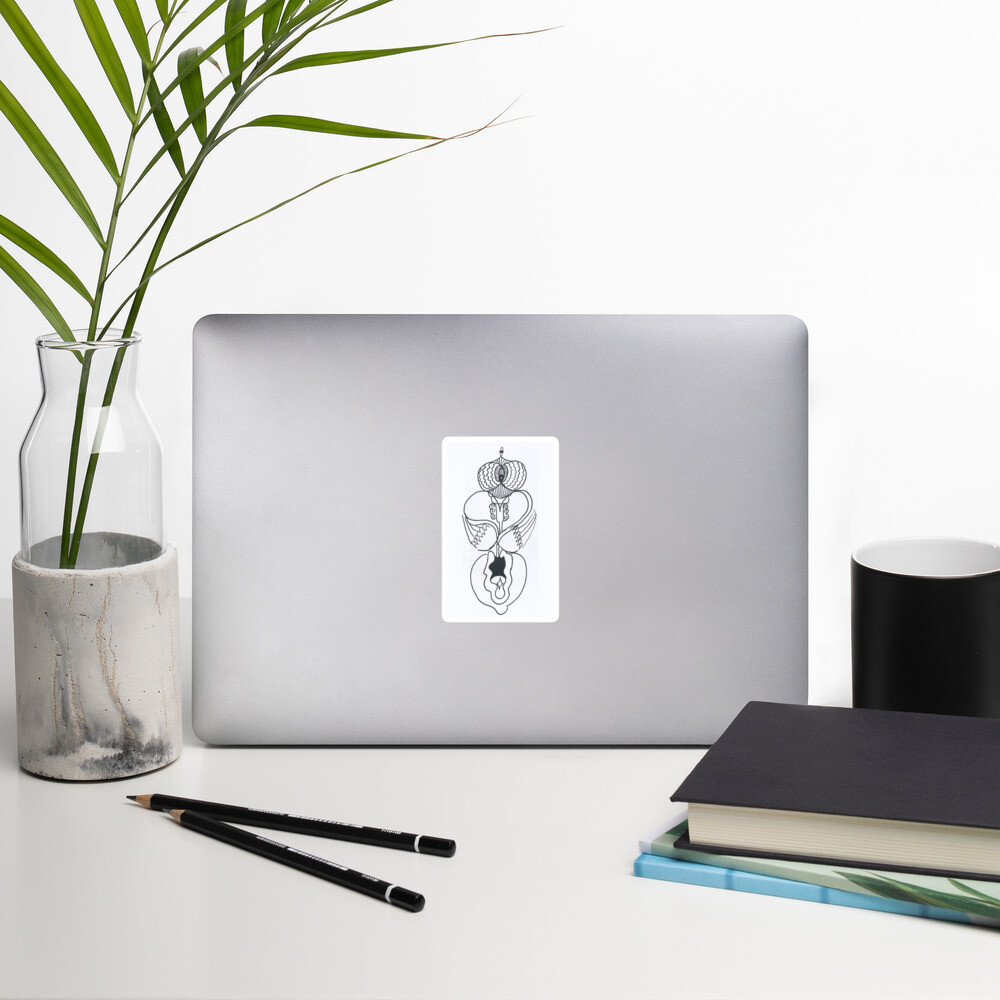 "Alignment”, original artwork on vinyl sticker copy copy