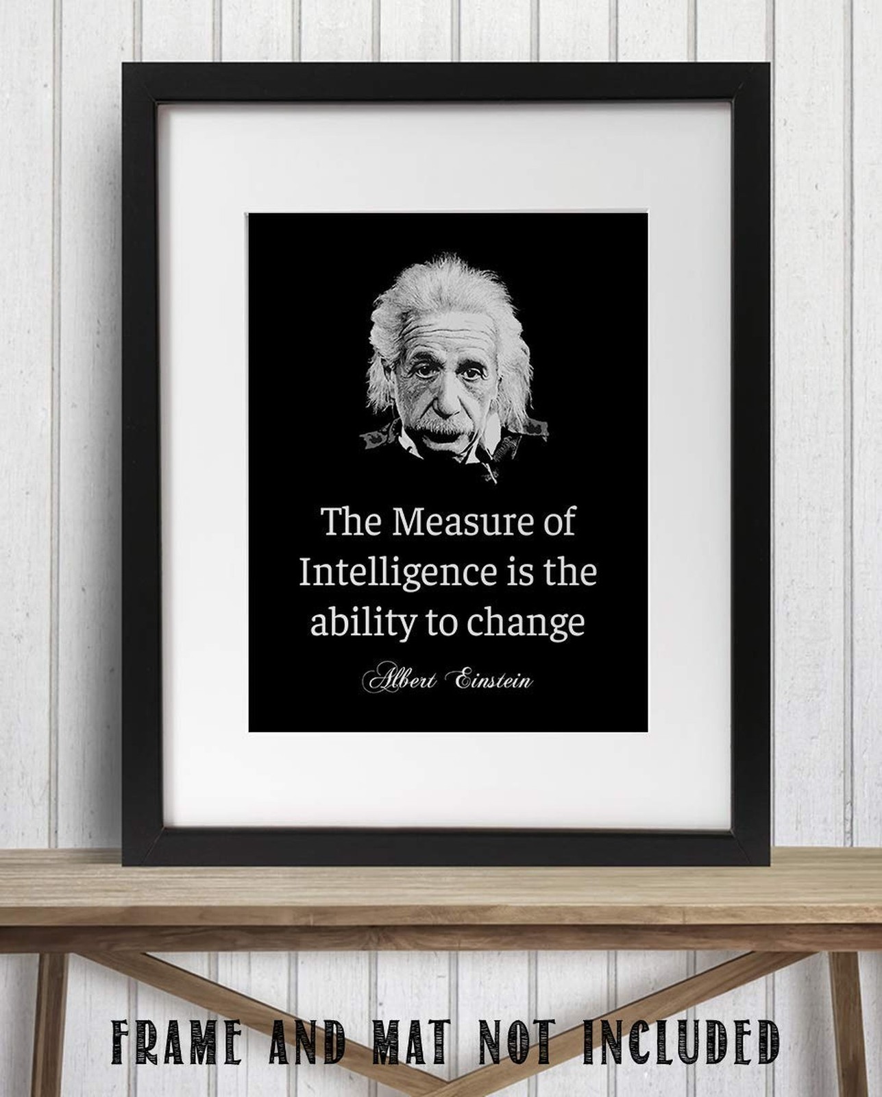 Albert Einstein Motivational Quotes Wall Art Print – Philosophical Decor for …