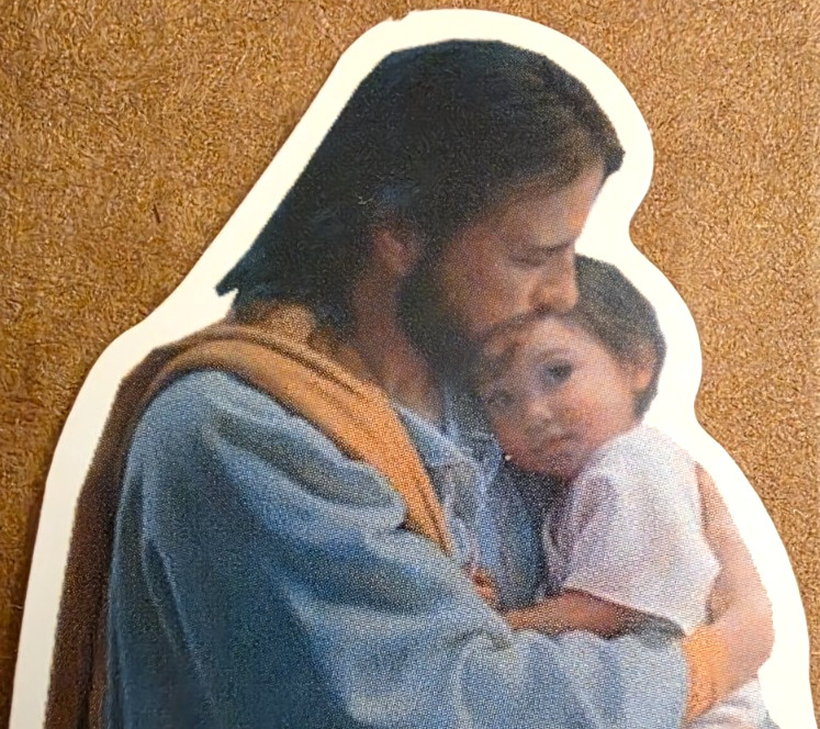Jesus Sticker God Bible Rosary Catholic Christian Spiritual Religious Christmas