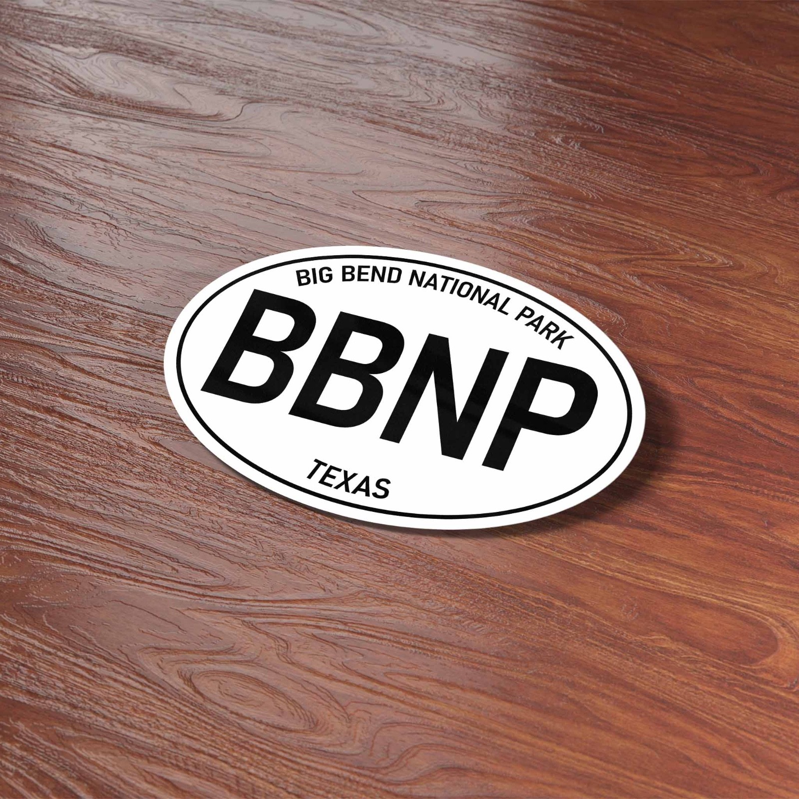 Big Bend National Park White Oval Bumper Sticker