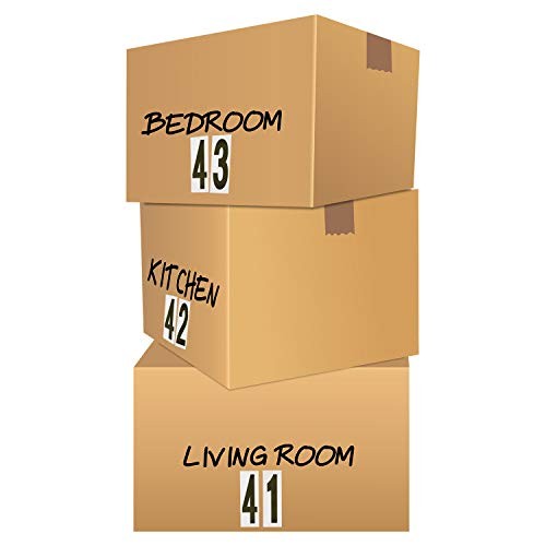 Elegant 240pcs Minimalist Mailbox Number Decals – Easy Application 3 Inch Size