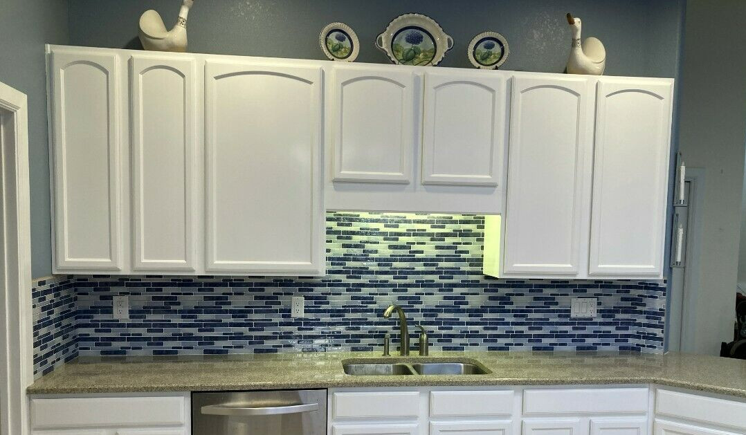 Art3d 10 Sheets Self-Adhesive Kitchen Backsplash, Decorative Tiles
