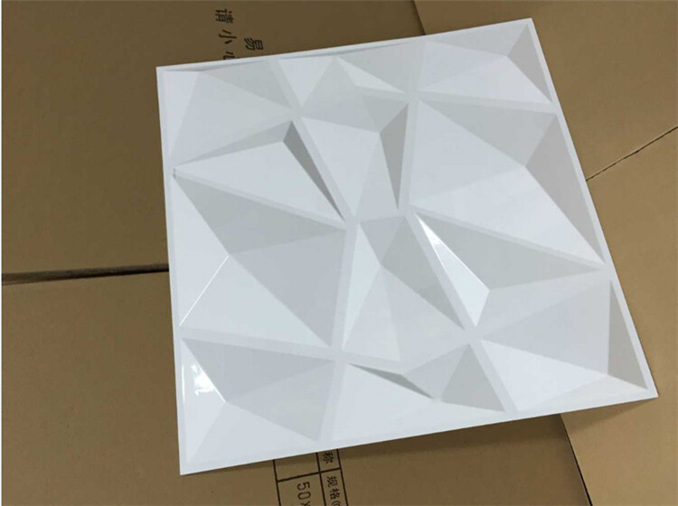 12x 3D Wall Panels PVC Geometric Brick Art Design DIY 11.8'x11.8' Wallpaper Kit
