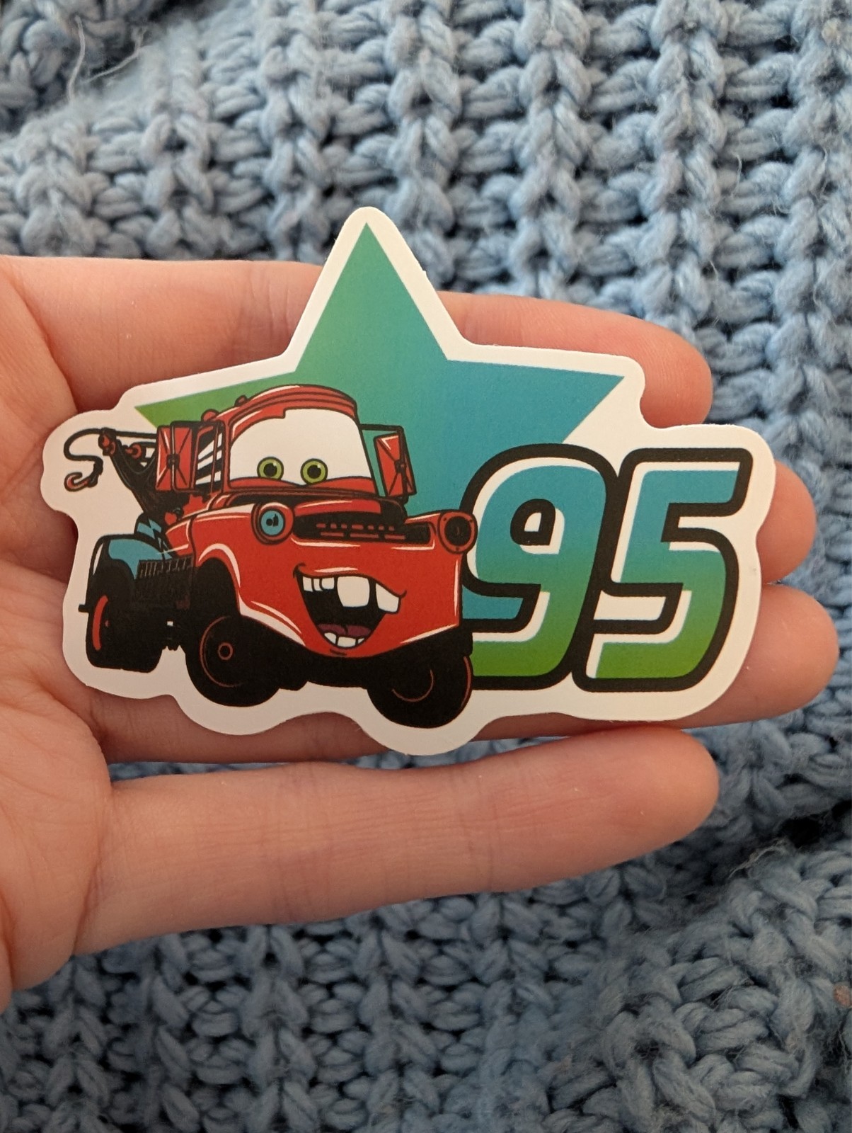 Cars, Pixar, Sticker, Disney, Lightning McQueen, Mater, Sally, Doc Hudson