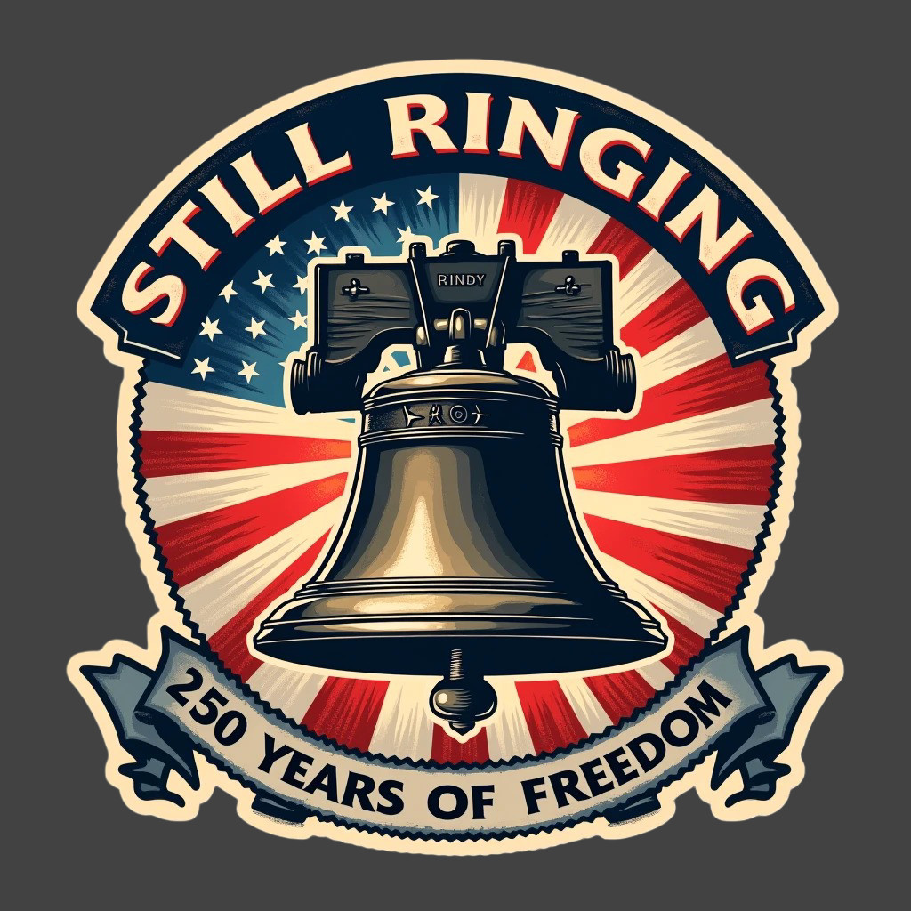 America 250 Sticker Vinyl Decal Liberty Bell Still Ringing Patriotic USA