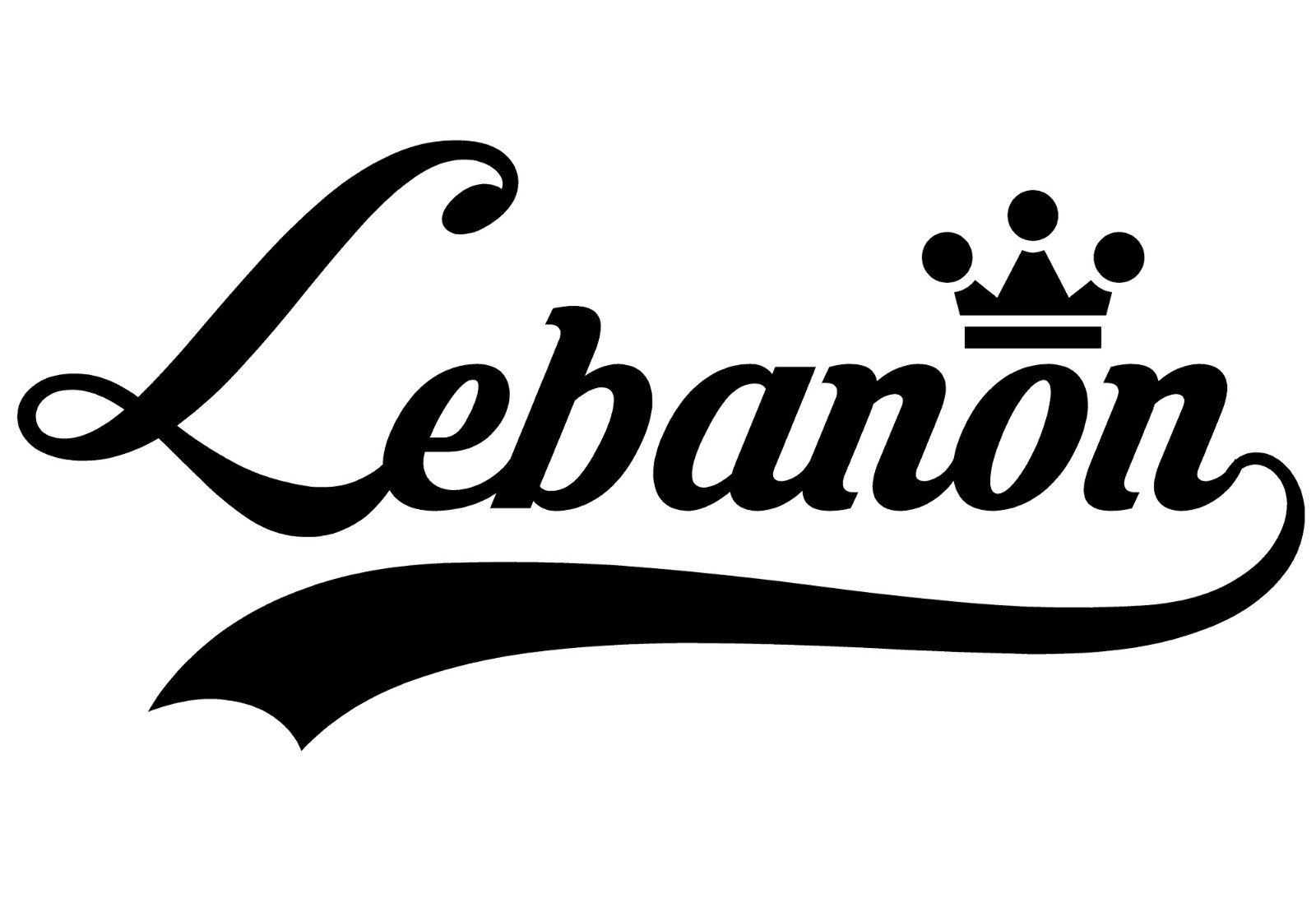 Lebanon Sticker… Lebanon Vinyl Wall Art Quote Decor Words Decals Sticker