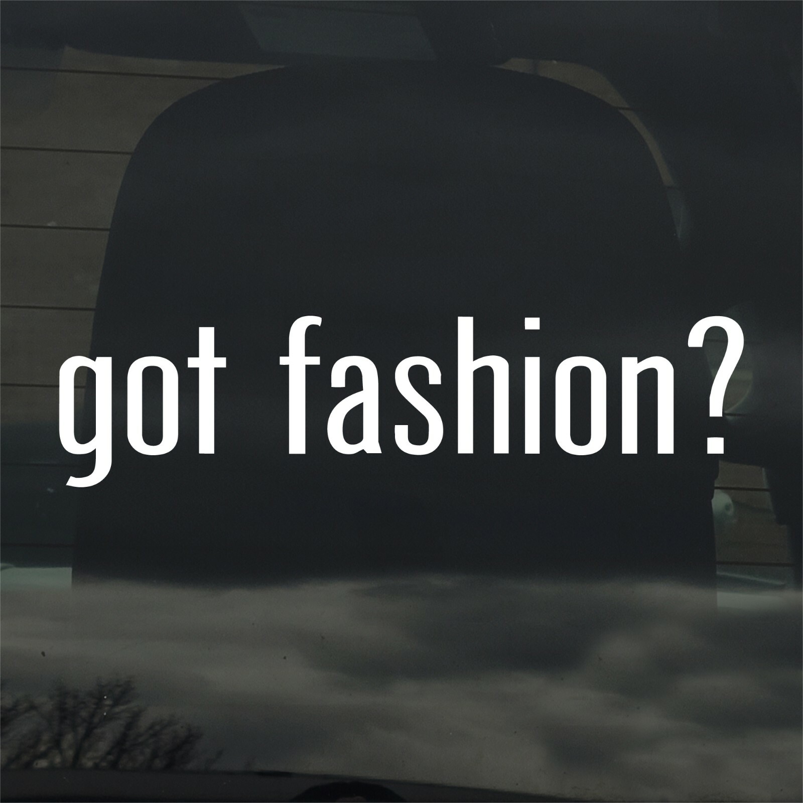 Got Fashion? Custom Vinyl Sticker Decal Style Designer Model Clothing