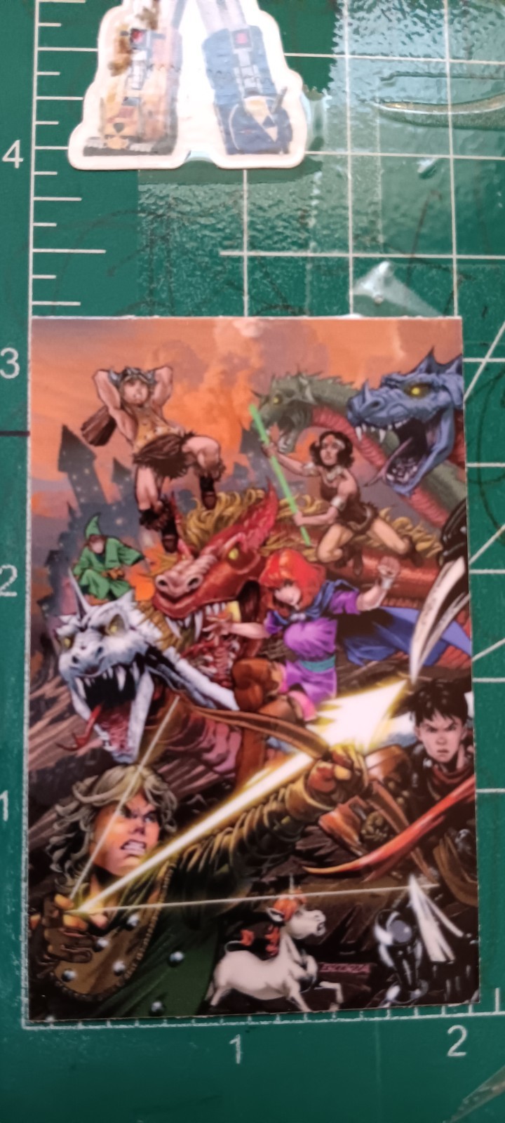 DUNGEONS AND DRAGONS STICKER X VYNIL HIGH-GLOSS STICKER X 3X2 INCHES STICKER X