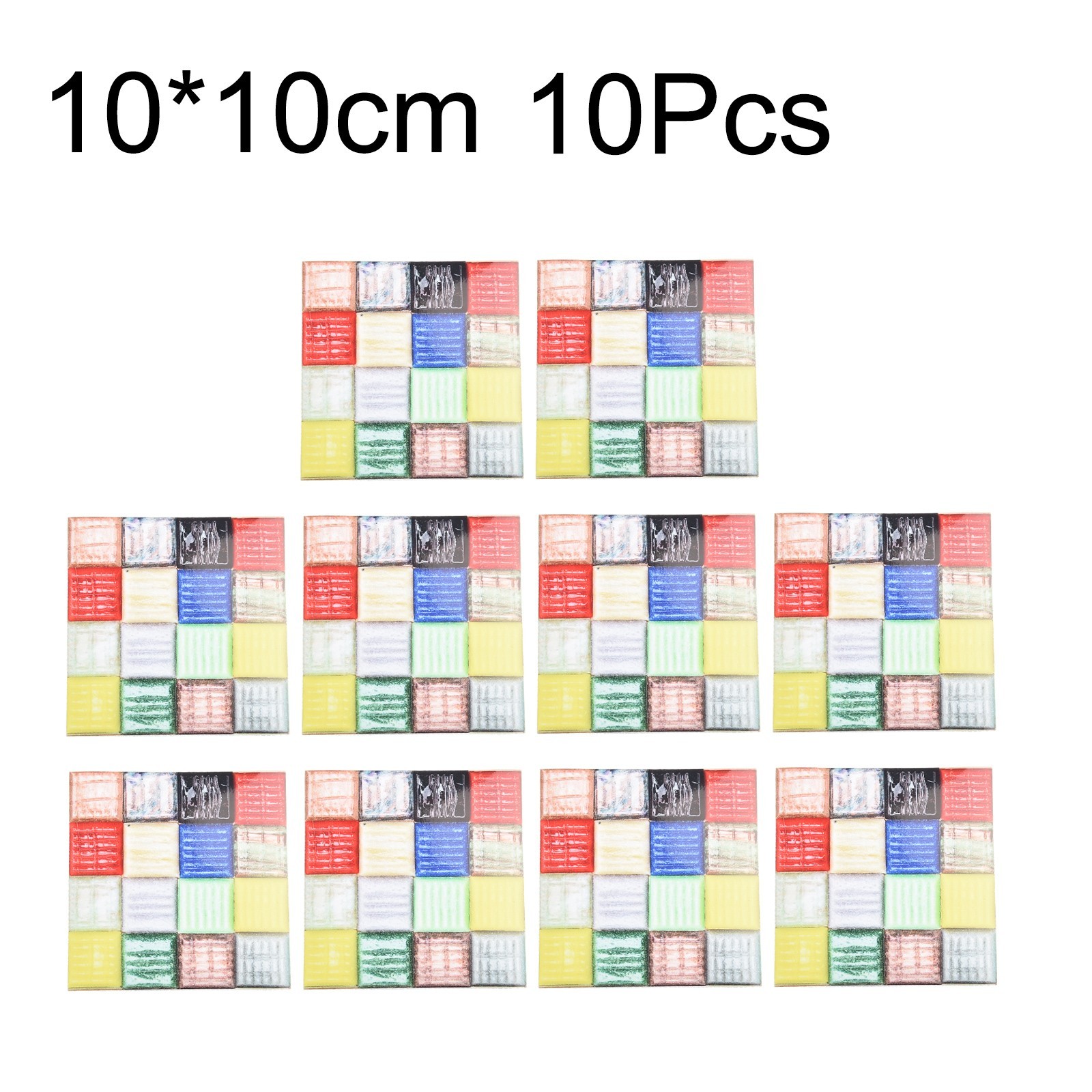 Flexible And Humidity Wall Stickers Oilproof For Kitchen Mosaic Wall Tiles 10pcs