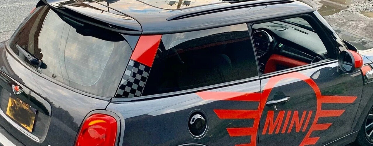 US SELLER Various Color Mini Cooper DeChrome Belt line Beltline vinyl R56 JCW S