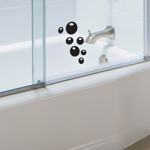 Bubbles Wall Art Decal Stickers for Bathroom Window Bathtub Shower Tile Decor