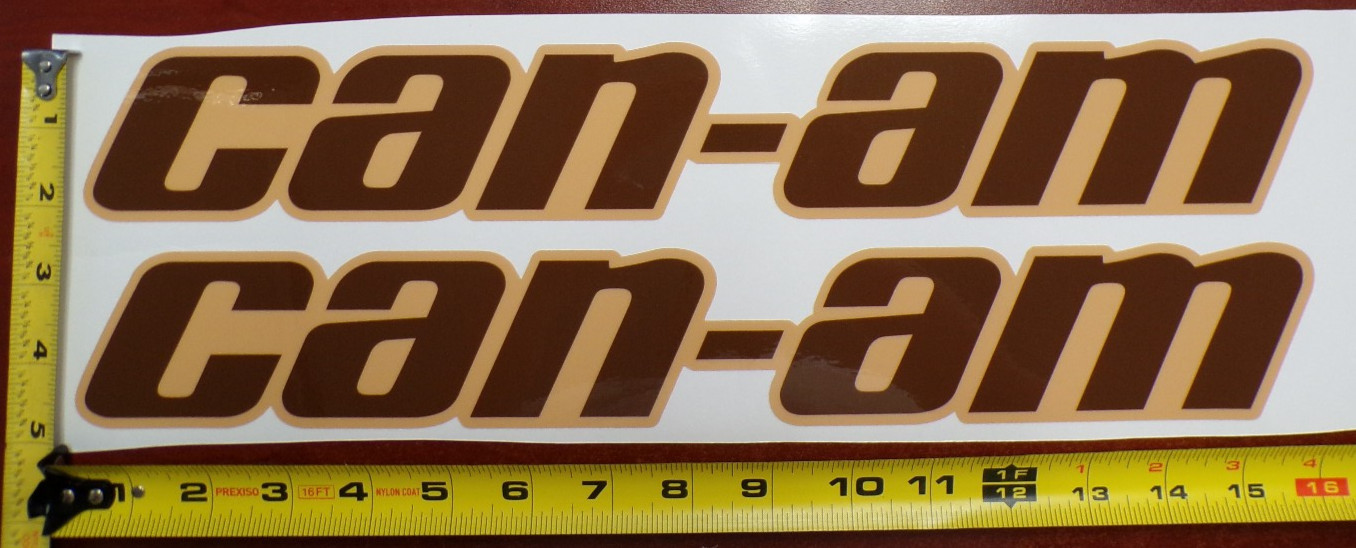 CAN-AM MAVERICK X3 R GRAPHIC DECAL STICKER USA MADE BROWN TAN SOLID THICK