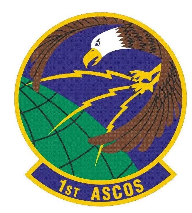 1ST Air and Space Communications ASCOS Decal Sticker R461