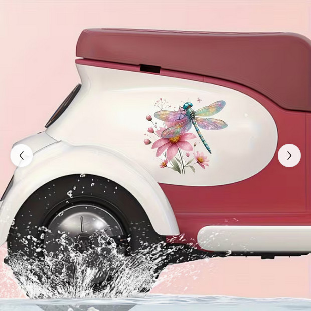 DECALS STICKERS VINYL ART PRETTY DRAGON FLY LAP TOP CAR TRUCK