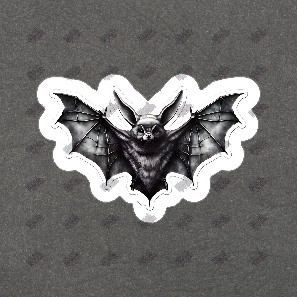 Gothic Bat Vinyl Sticker Dark Aesthetic Decal for Laptops, Water #598881