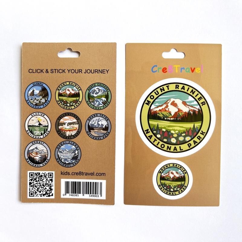 Mammoth Cave National Park Sticker Set – 2-Pack Vinyl Stickers (2" + 1")