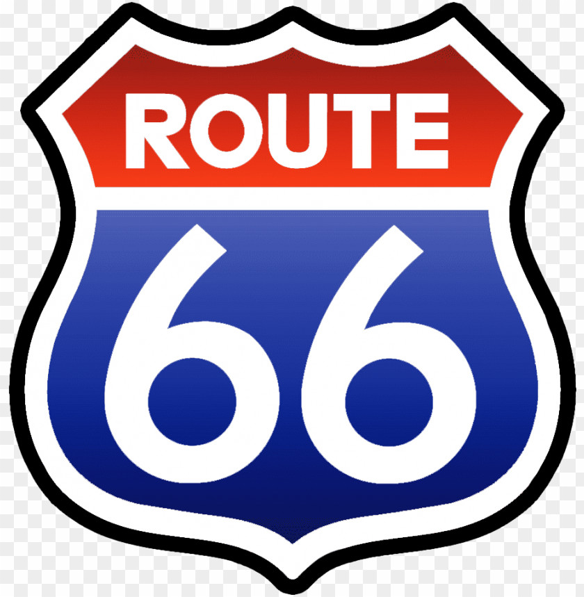 Route 66 Vinyl Die Cut Sticker