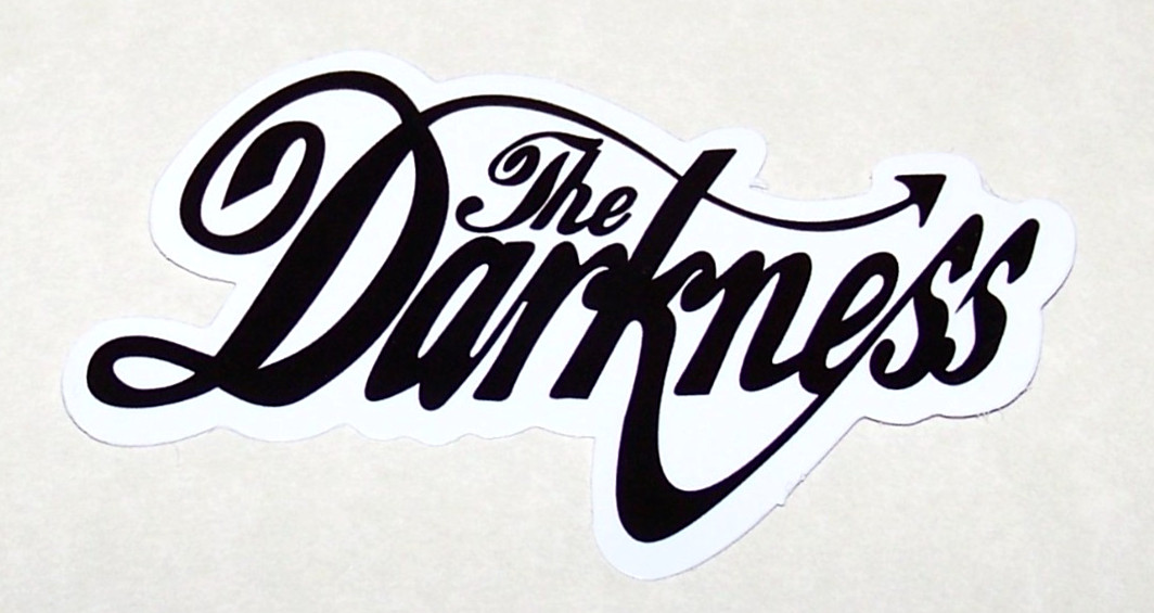 THE DARKNESS – Logo Die Cut Sticker Decal Music Rock Band Metal The Darkness