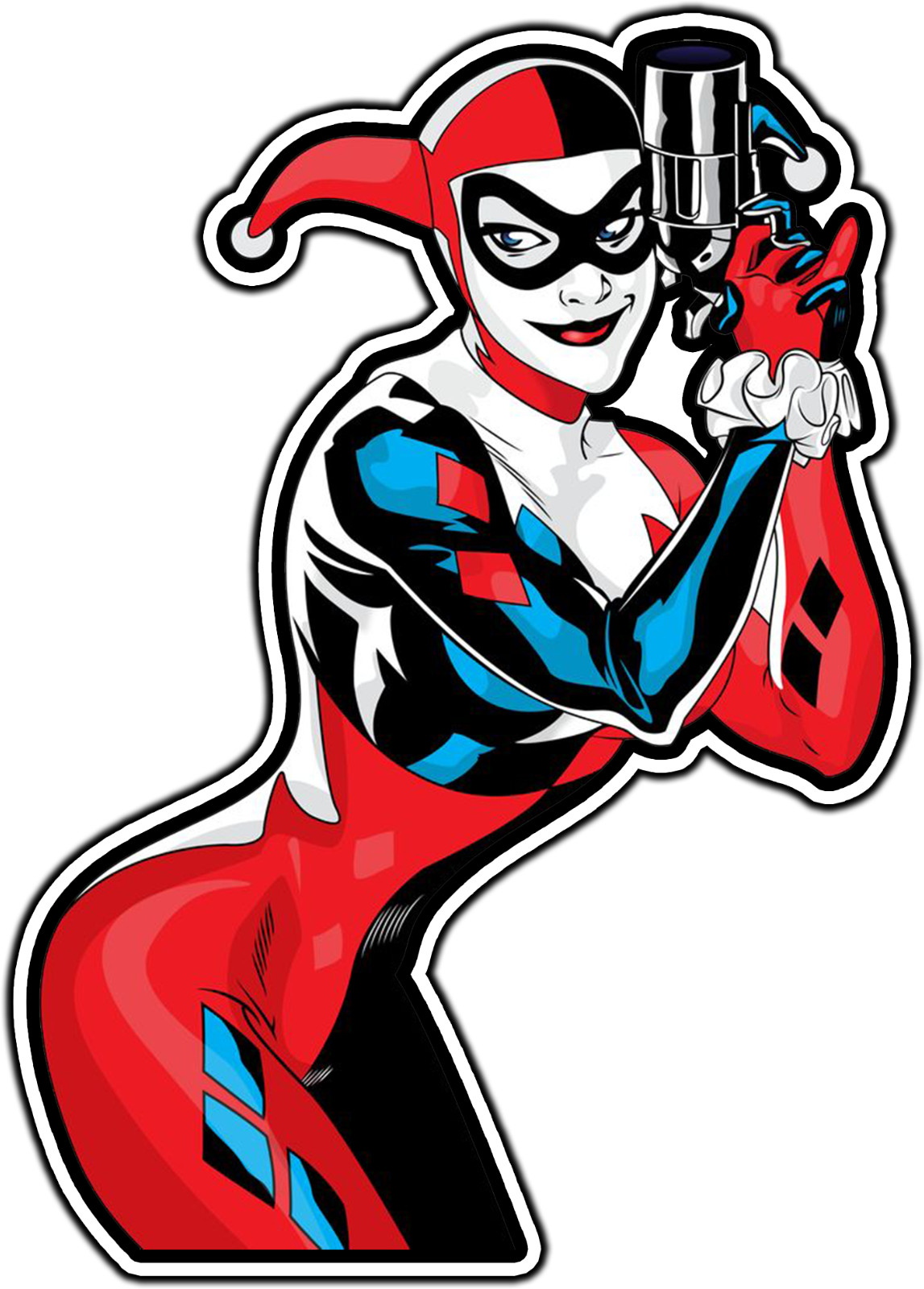 Harley Quinn #1 Comic Sticker Waterproof Vinyl Decal Die-Cut Car Laptop
