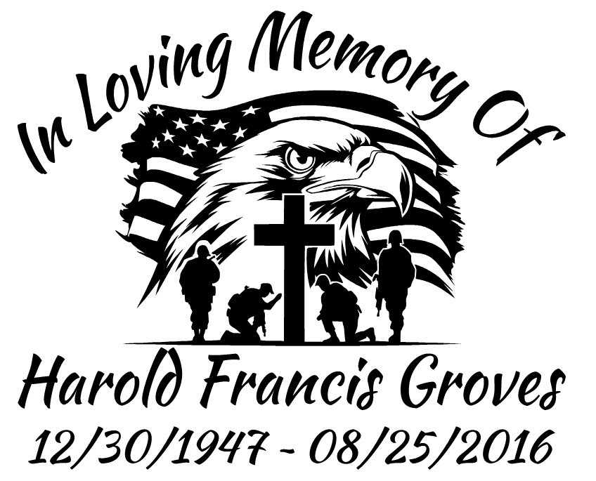 In Loving Memory Of – Military Armed Forces Sticker Decal Memorial Personalize 4
