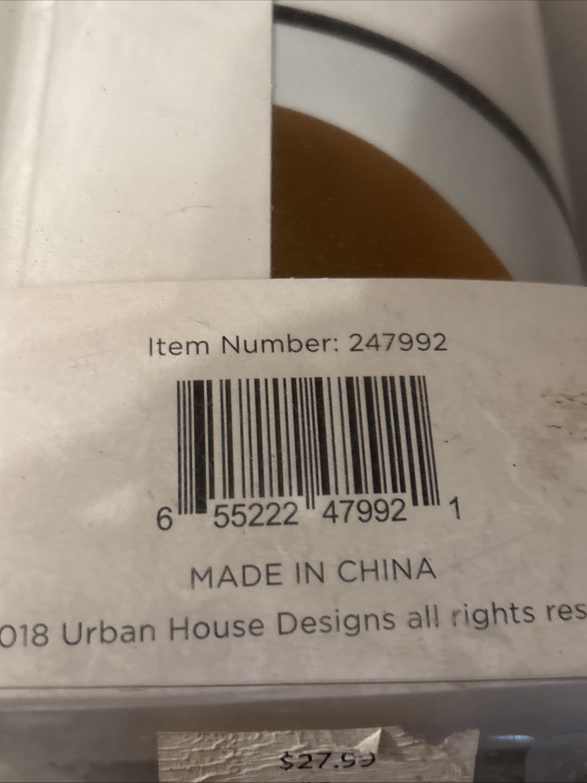 Urban House Design dimensional “UNICORN” wall art 13.375×19”