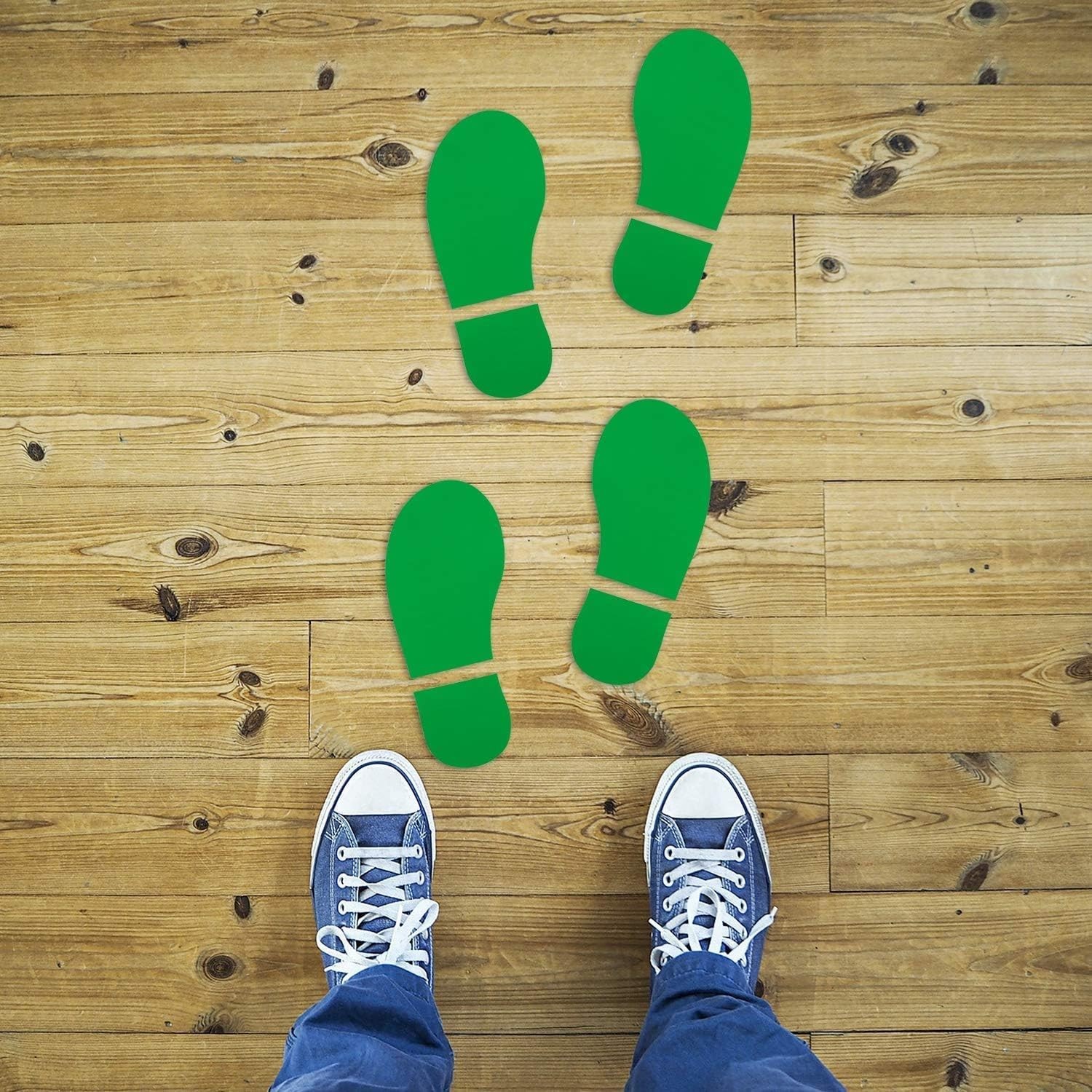 90 Decorative Footprint Stickers for Classroom and Festive Celebrations