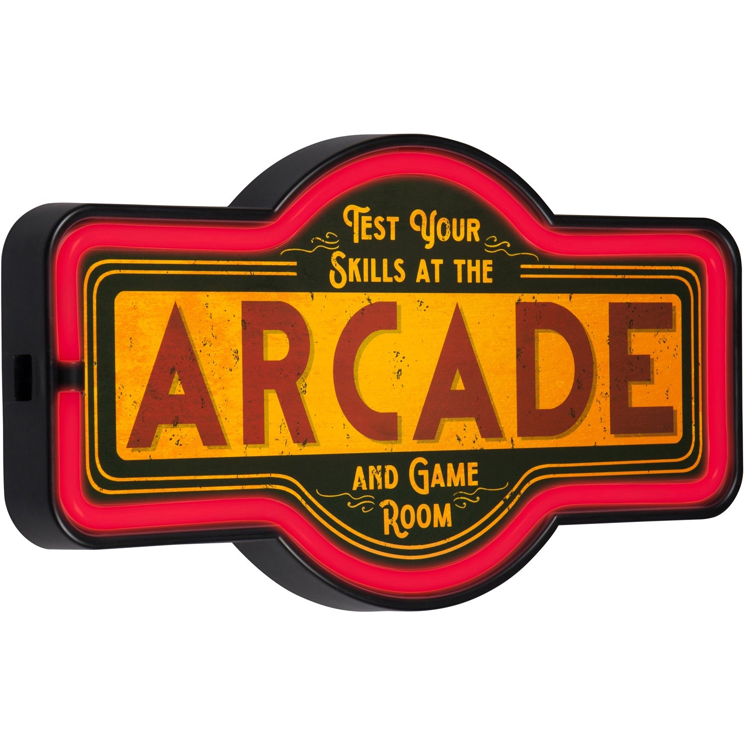 Arcade LED Neon Wall Sign Vintage Retro Design Game Room Man Cave Bar 17"x10"