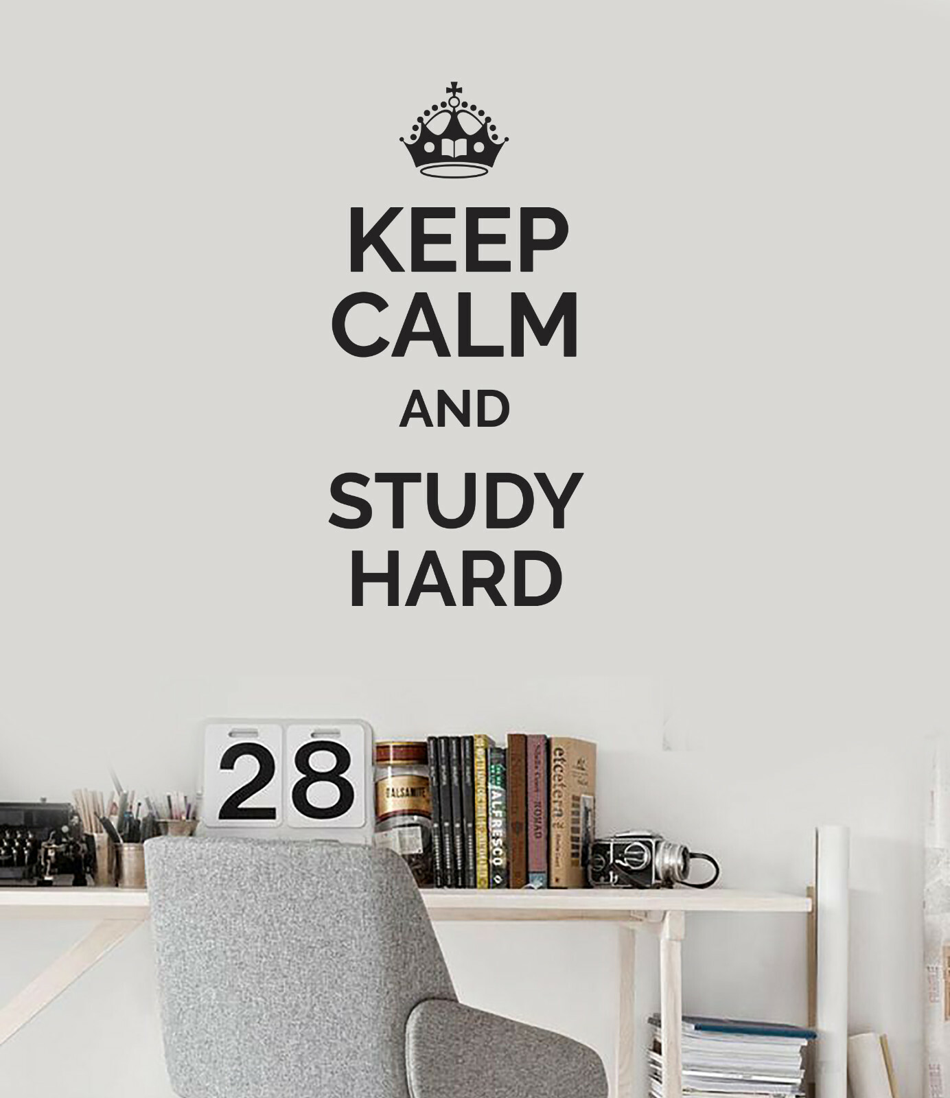 Vinyl Wall Decal Study Quote School Classroom Decor Interior Stickers (ig5771)