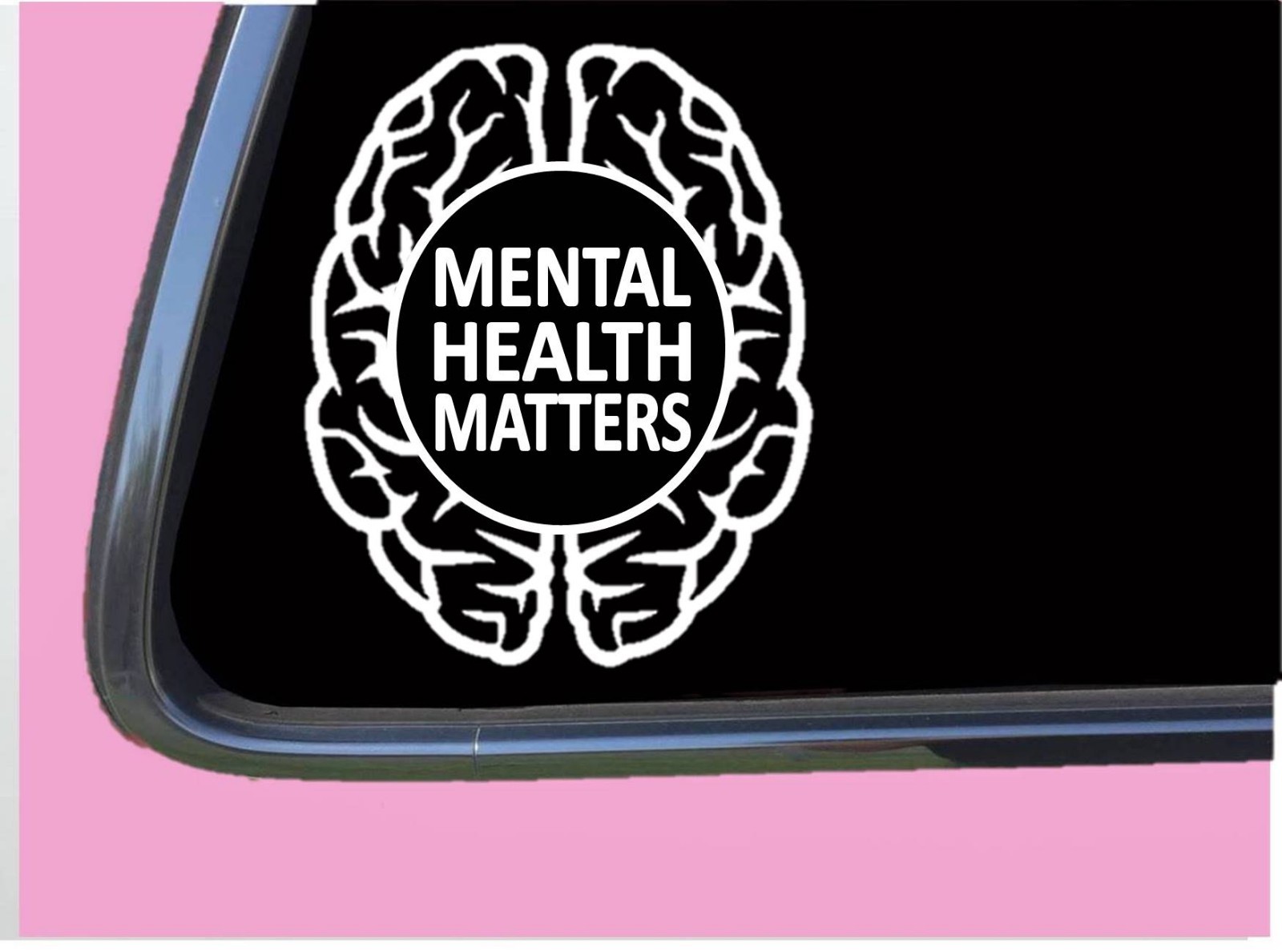Mental Health Matters TP 630 6" Brain Function Decal Sticker Alzheimer awareness