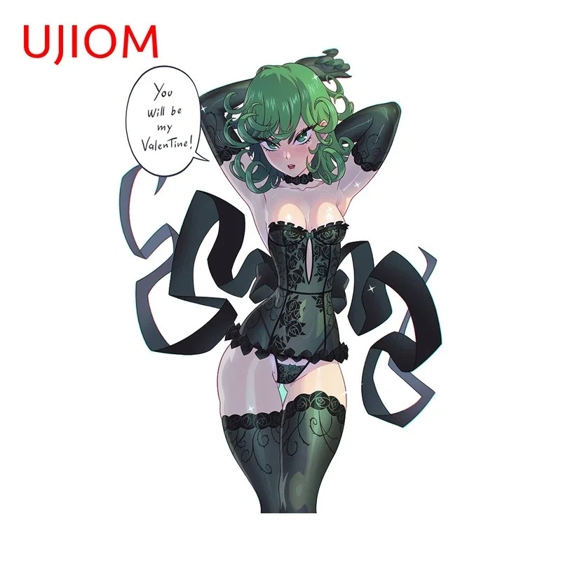 UJIOM Trendy Anime Figure Tatsumaki Wall Sticker Eye Catching Edgy Unique