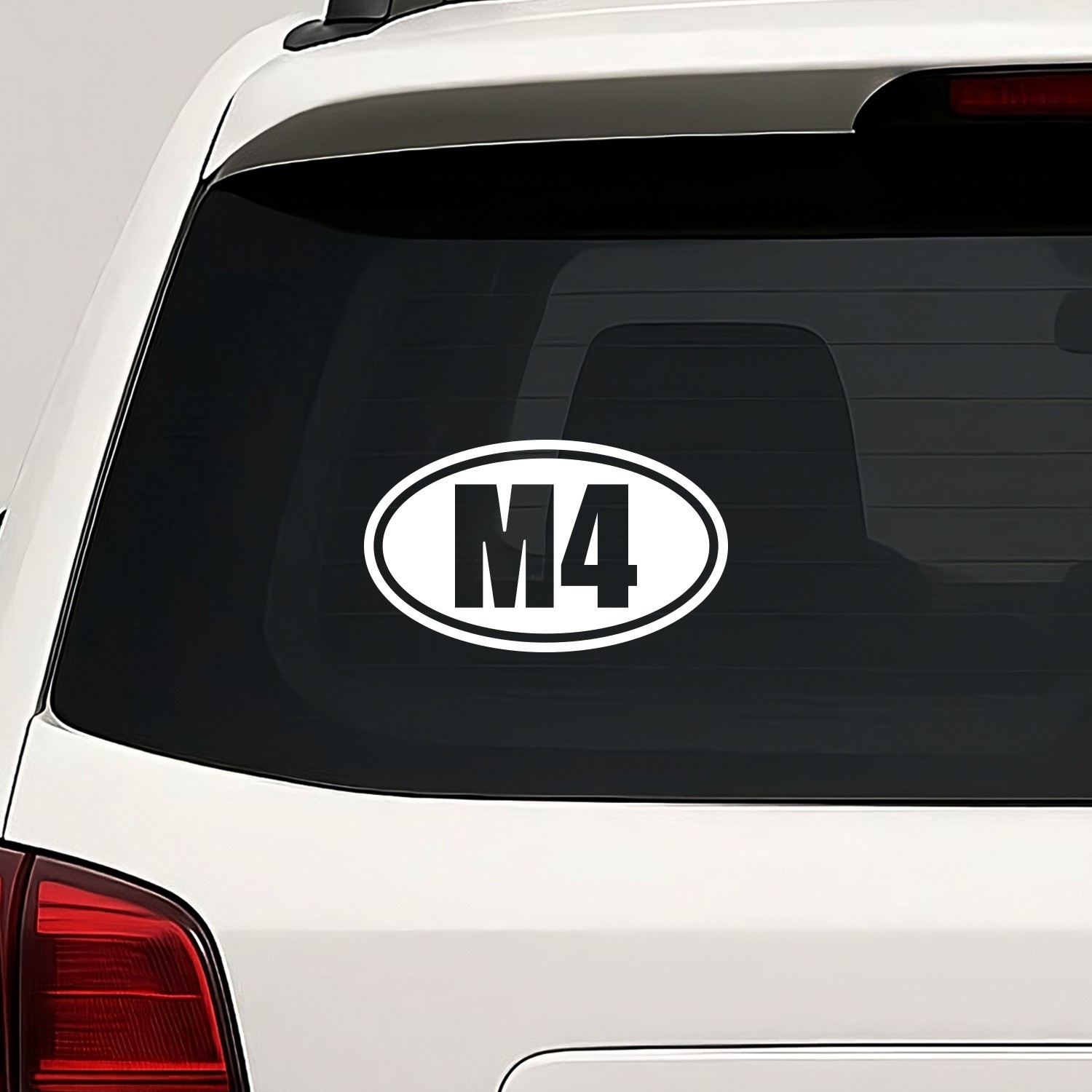 M4 Oval Vinyl Die Cut Decal Sticker – 2A Gun Rights Rifle Pistol