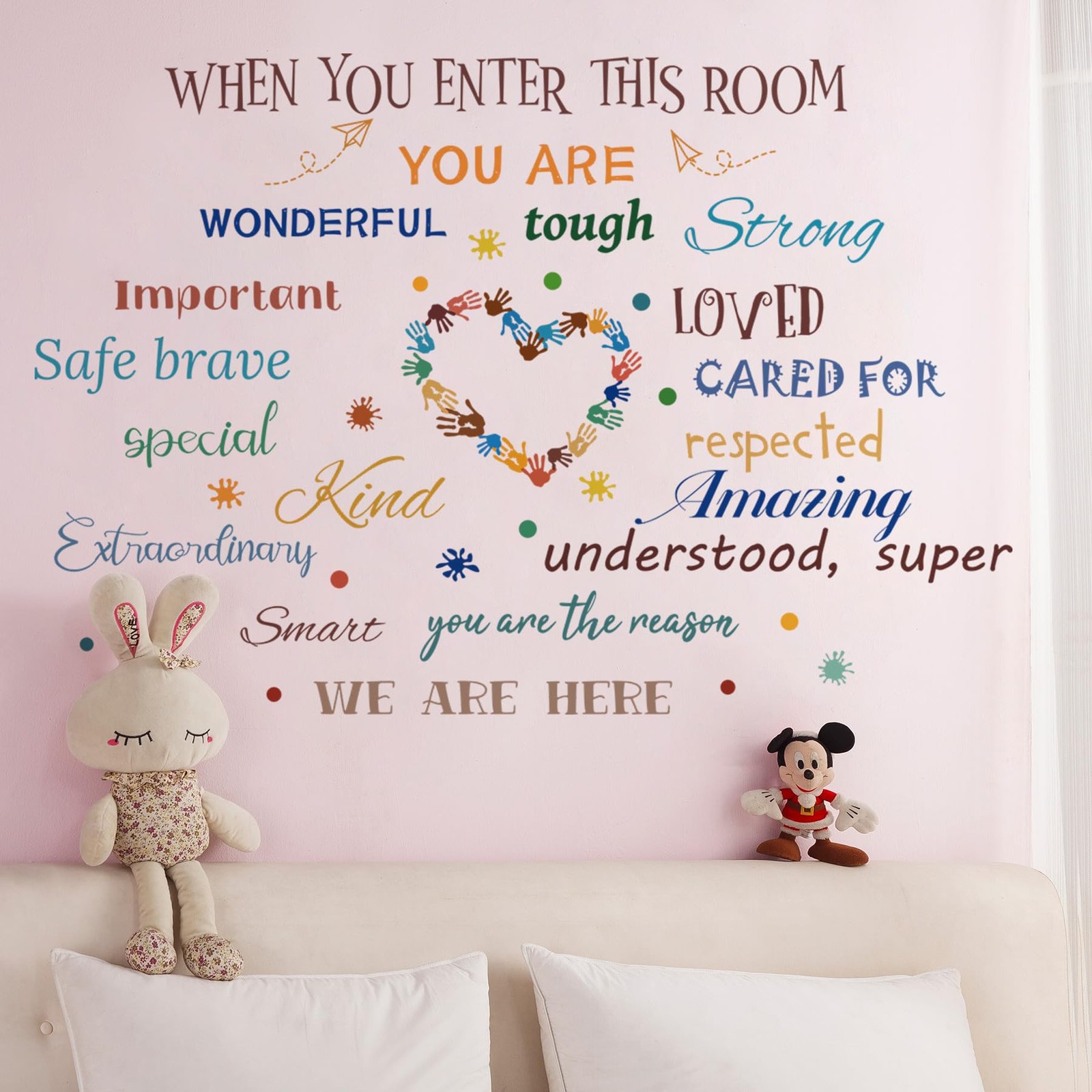 Colorful Inspirational Quote Wall Decals Motivational Positive Phrase Wall St…