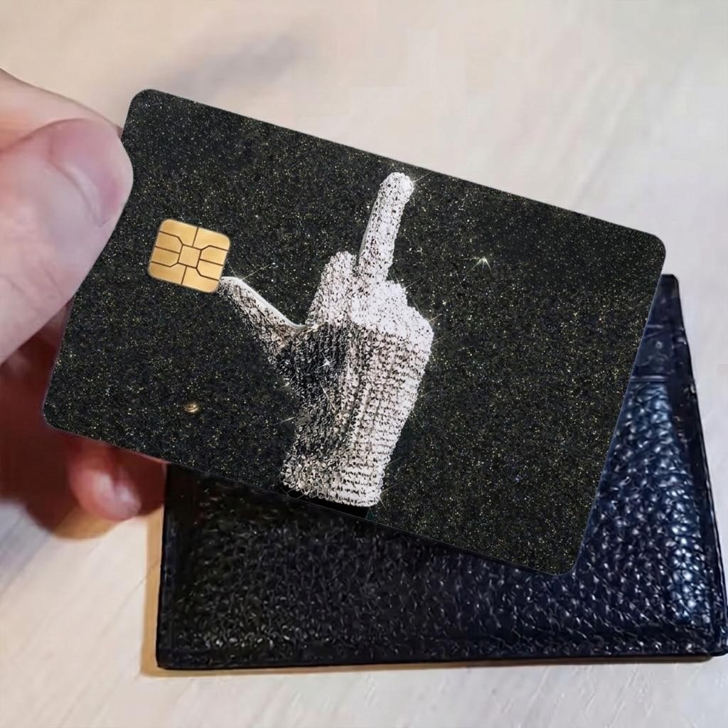 Michael Jackson Glitter Credit Card Skin King of Pop Tribute Vinyl Matte Sticker
