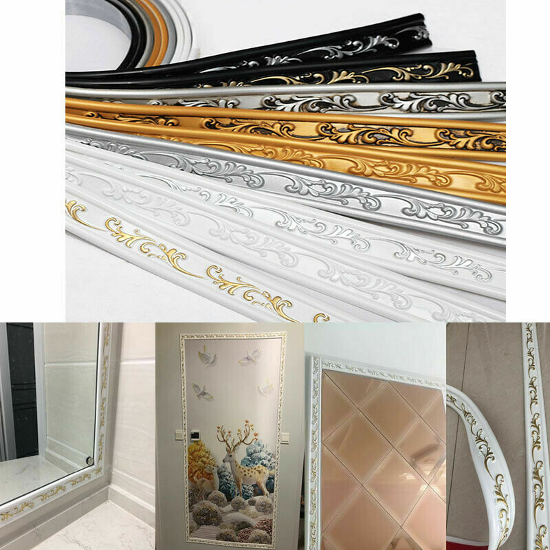 5M waterproof corner embossed wall sticker