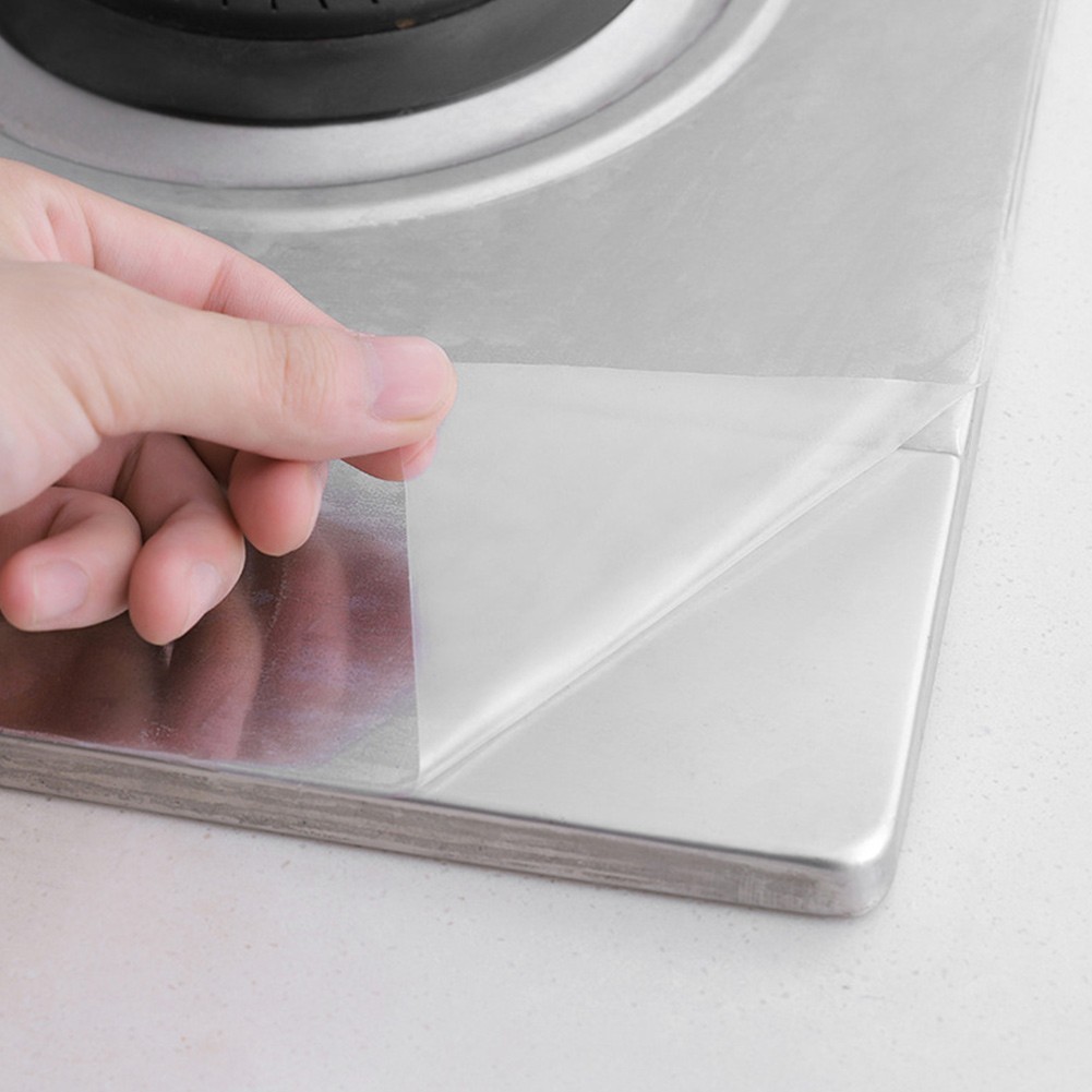 Adhesive-Film Self-adhesive Kitchen Oil-proof Wall Protection Film Transparent