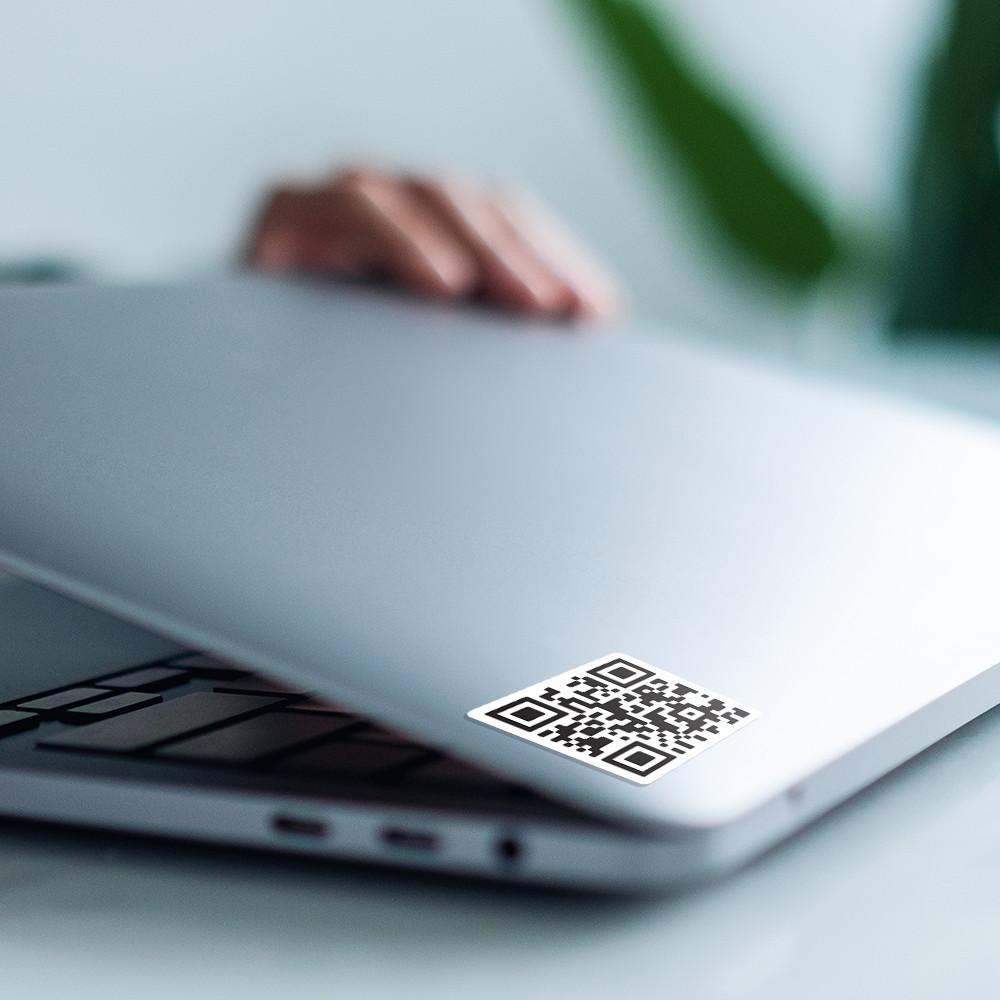 Funny QR Code Vinyl Sticker Hidden Sarcastic Message Decal Adult Humor Prank Gif