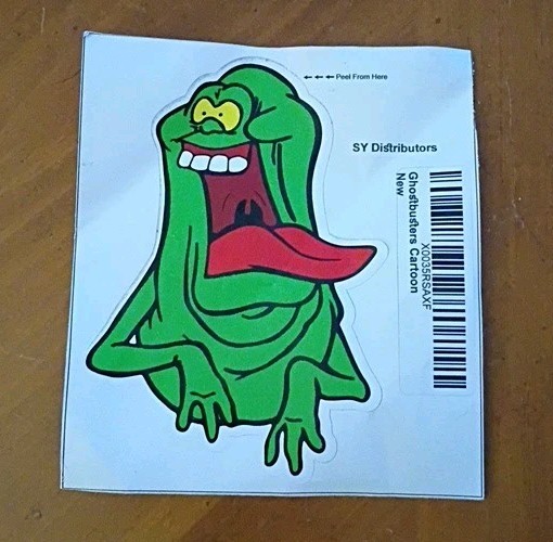 Ghostbusters Cartoon Funny Slimer Sticker Bumper Decal – "SIZES"