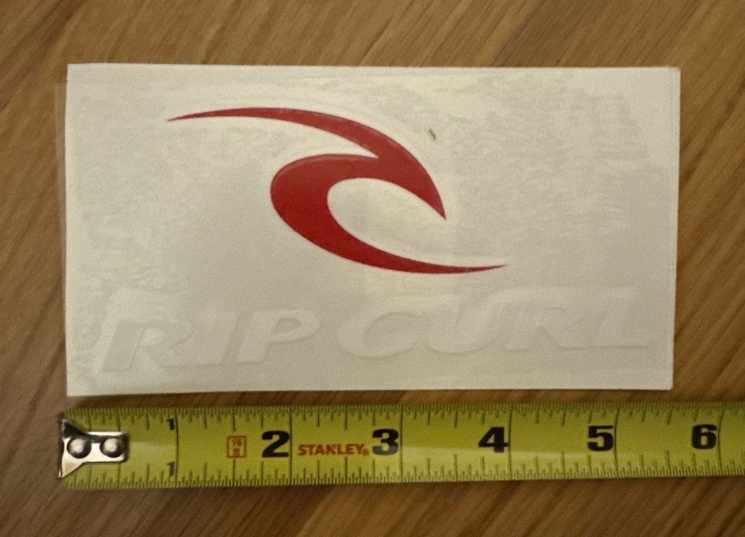 Lot of Six Rip Curl Stickers – Die cut window Decal Surf Surfboard Surfing Beach