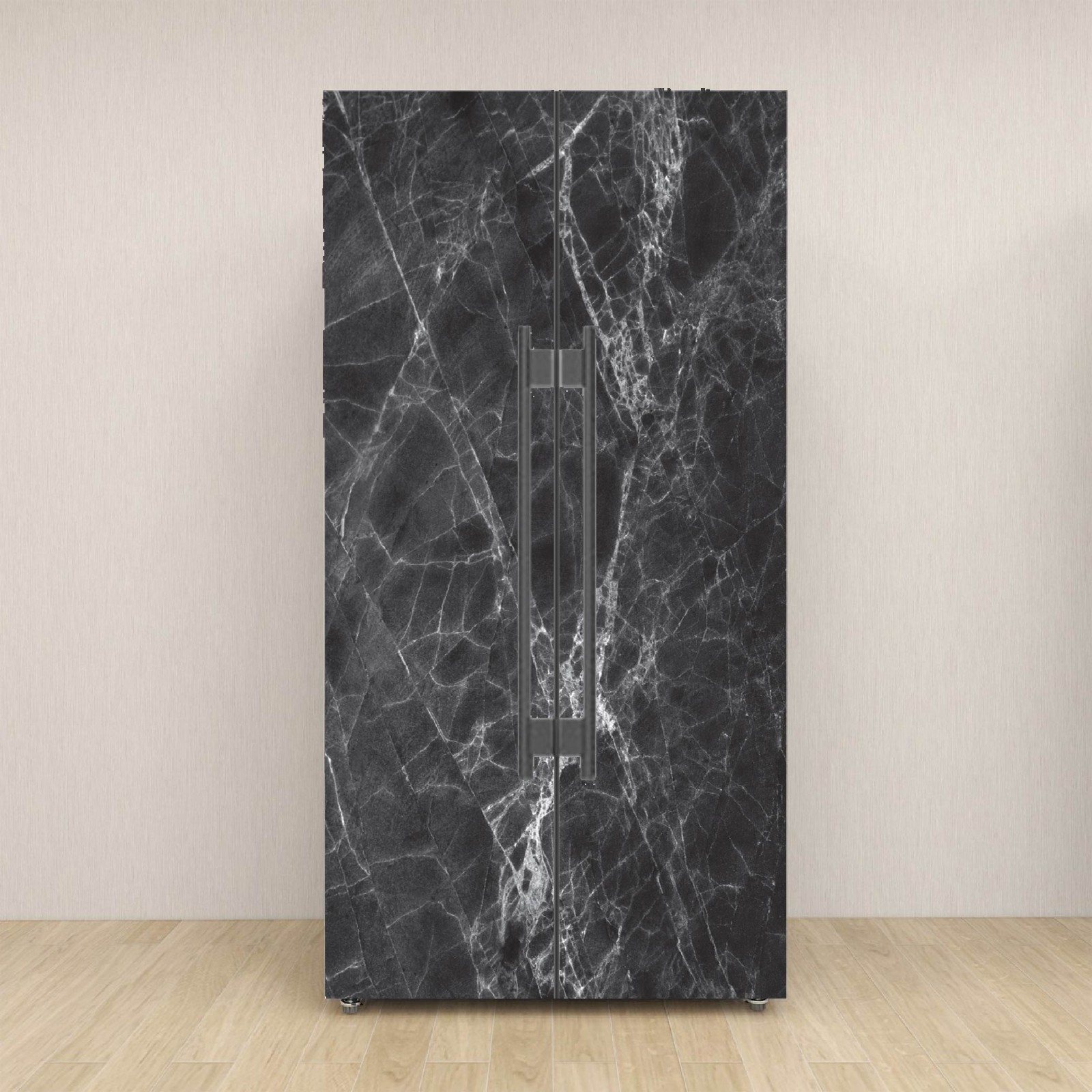 Peel and Stick Fridge Wrap Vinyl Refrigerator Cover 32" x 78.7" (81x200cm)