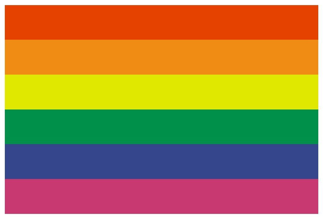 Gay Pride Flag Sticker Decal F184