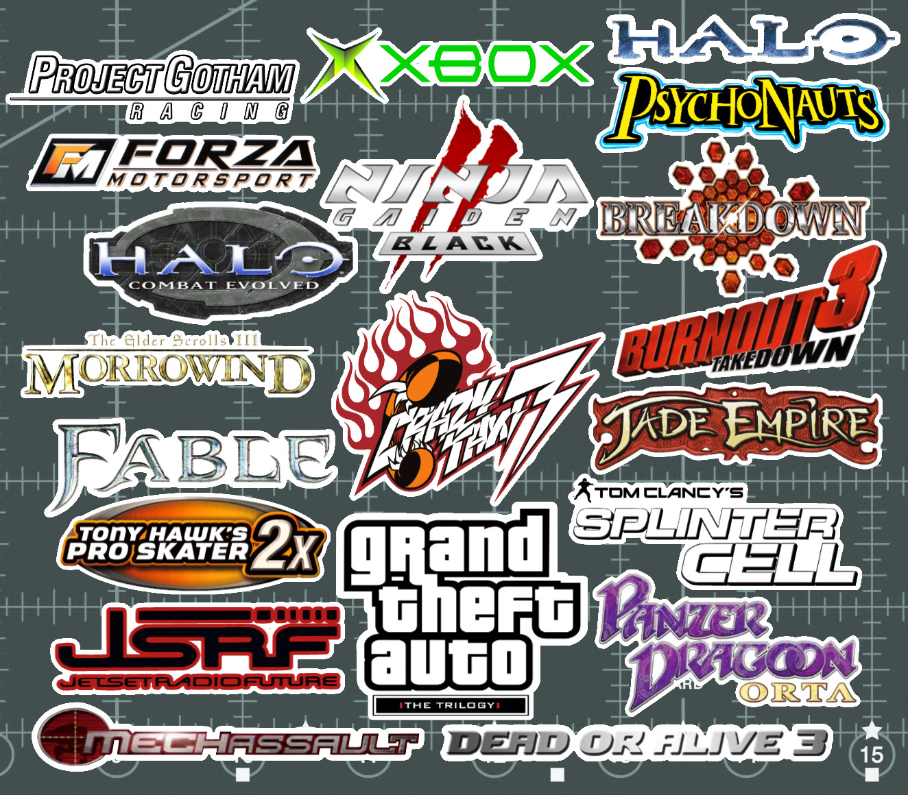 20 Original X-Box Console Logo Sticker Pack – White, Clear or Holographic -Vinyl