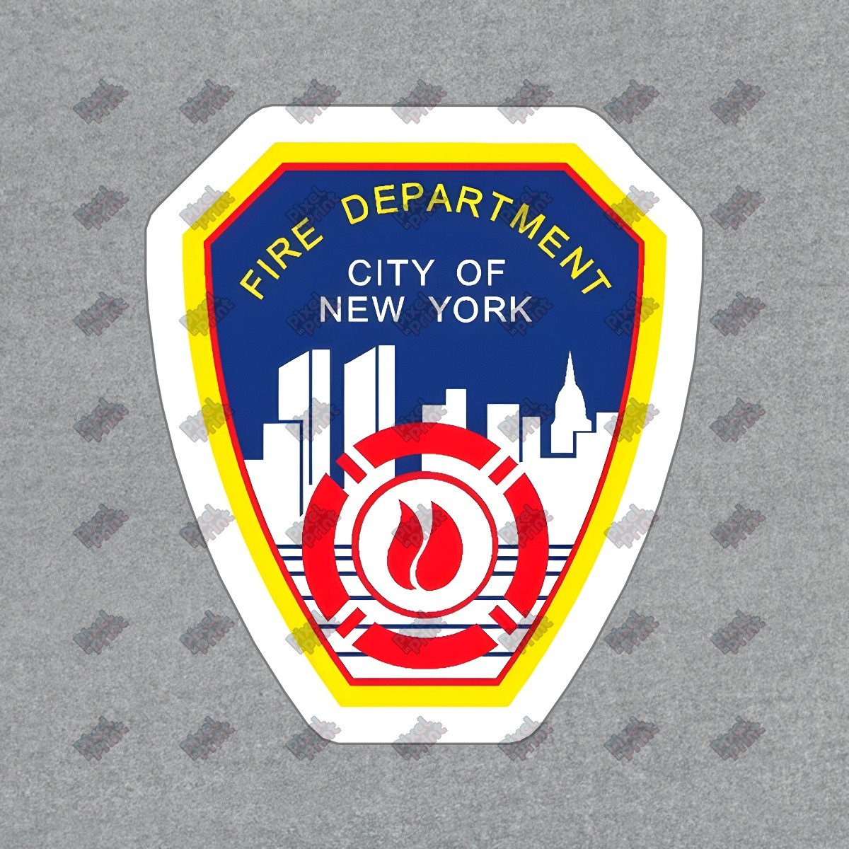 New York City Fire Department Vinyl Sticker Decal Firefighter Badge #524685