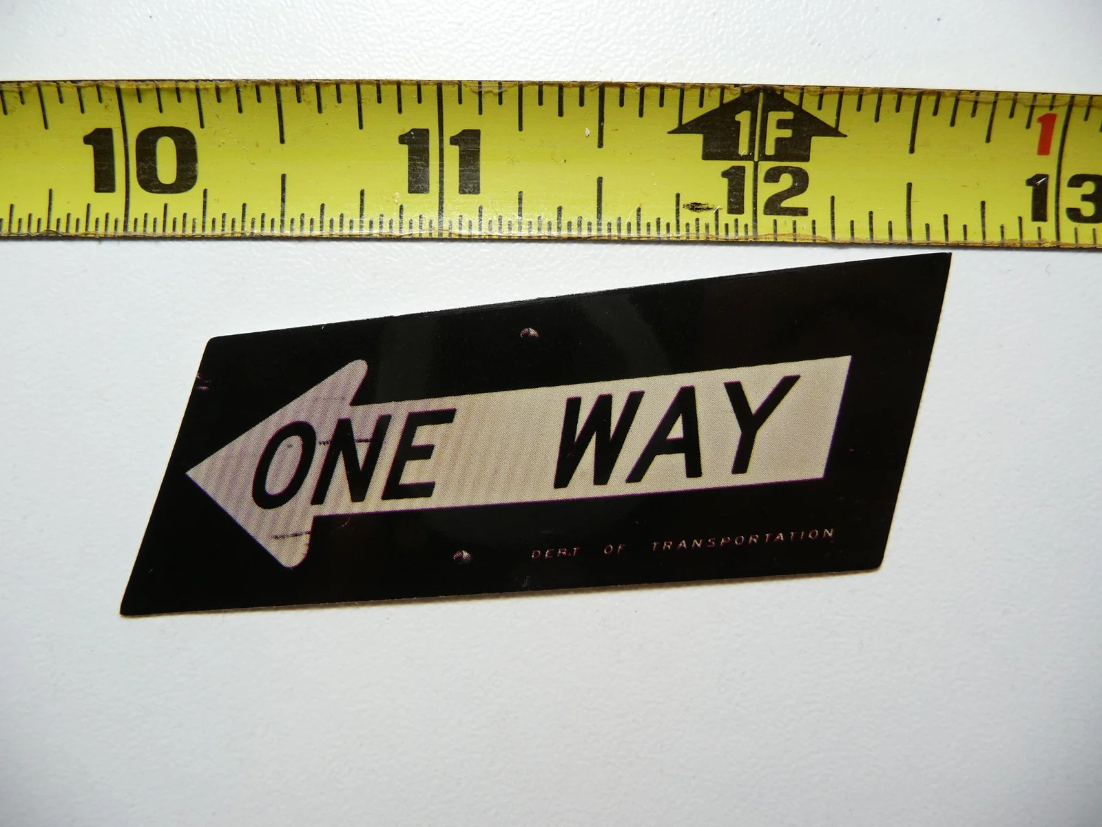 ONE WAY SMALL STICKER DECAL SCRAPBOOKING POSITIVE MOTIVATE WORDS MOTIVATIONAL