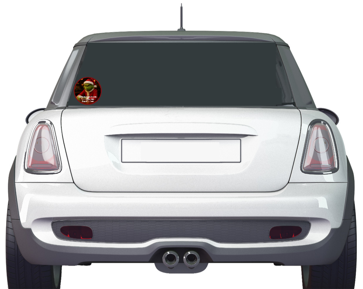 Christmas – Grinch "Little Bit More" – 4" Vinyl Decal Sticker Gift Decor Jar Car