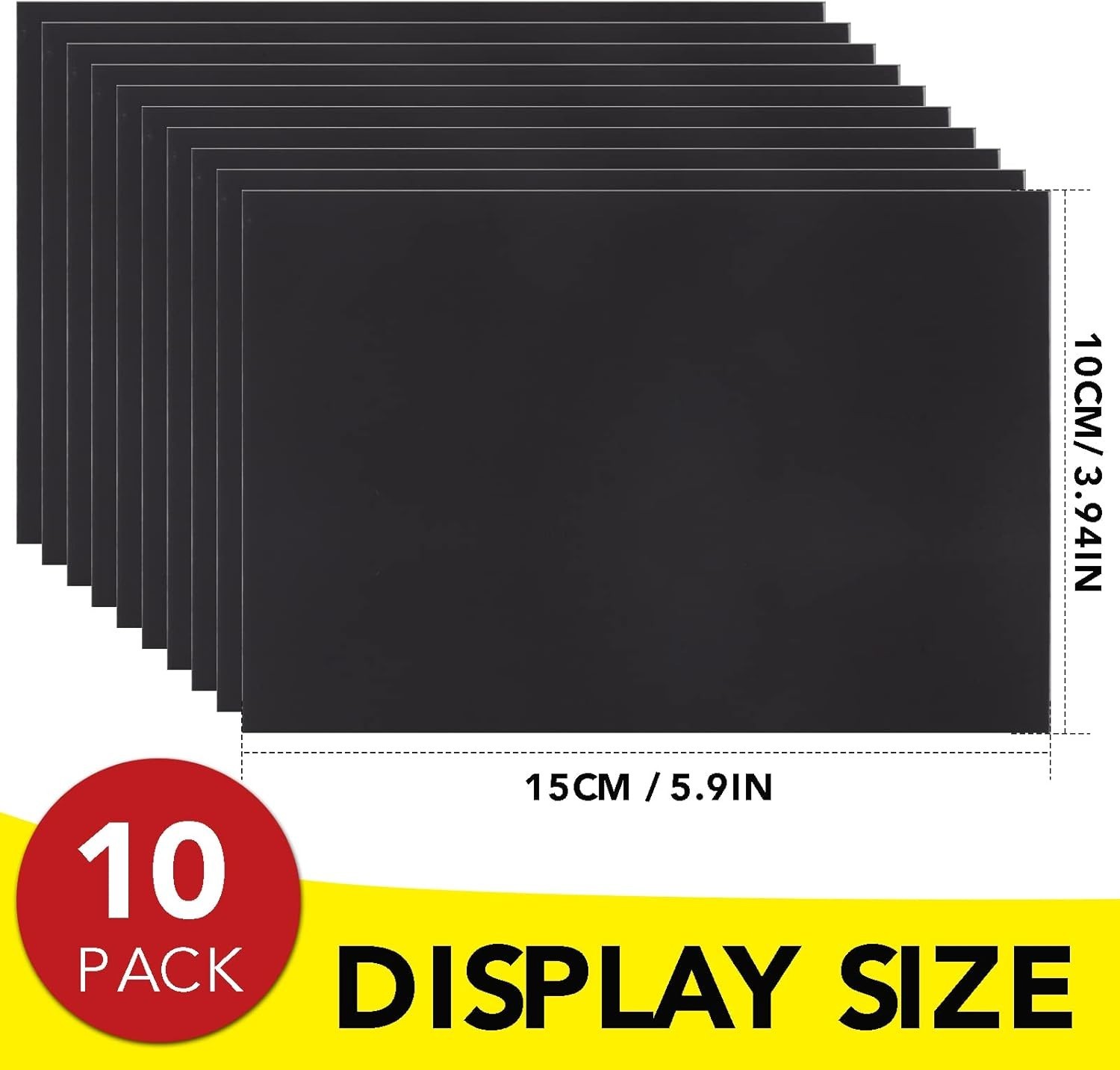 Magnetic Adhesive Sheets, 4" X 6" 10 Pack Cuttable Magnets Flexible Magnet Sheet