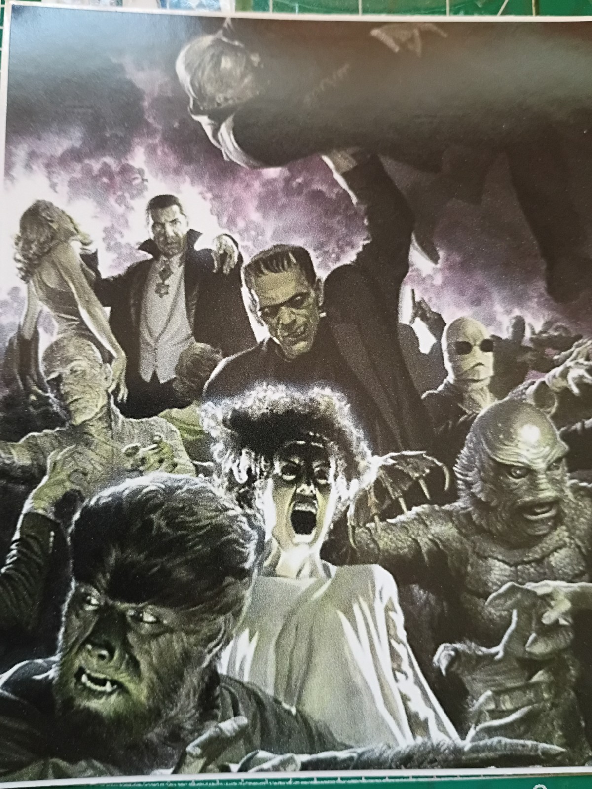 VINTAGE MOVIE MONSTERS STICKER X VYNIL HIGH GLOSS STICKER X 4X3 INCHES STICKER
