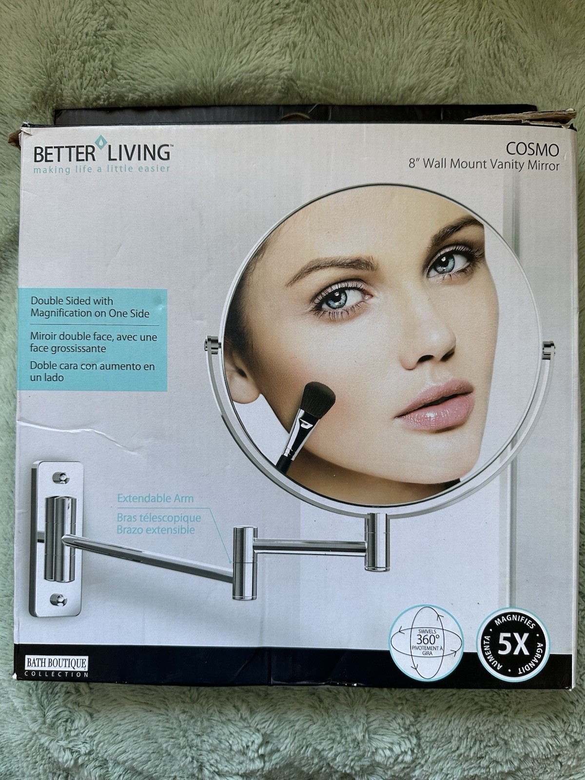 Better Living COSMO 13544 Mirror Chrome 8in 5X Magnification