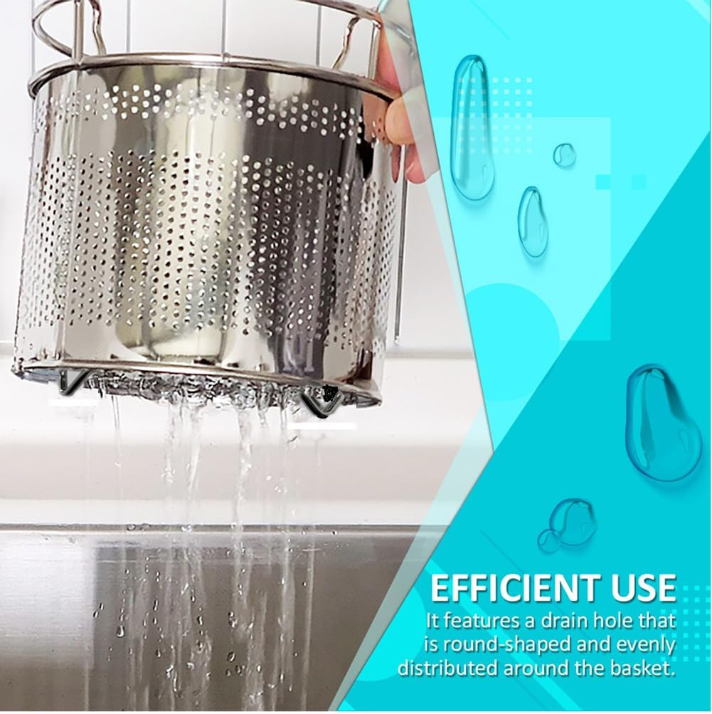 Stainless Steel Silverware Drying Basket for Dish Rack, 4-Compartment Utensil Ho